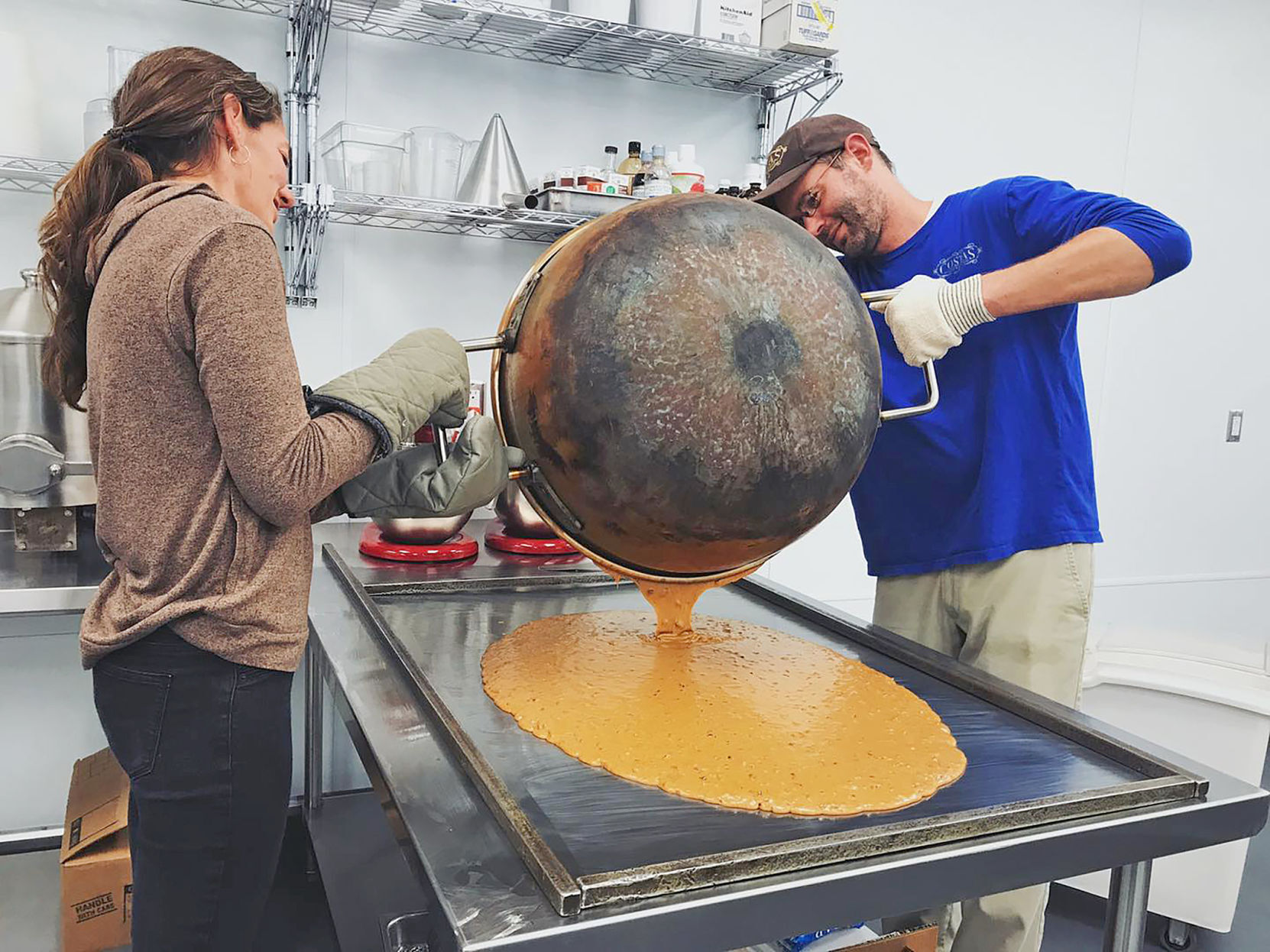 Costas back to making candy, storefront yet to open
